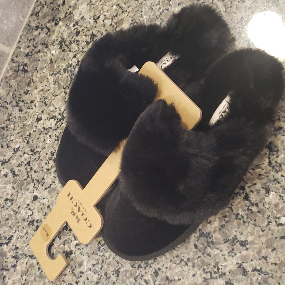 Coach slippers